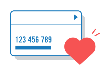 안심의 신용 카드 결제 기능의 이미지